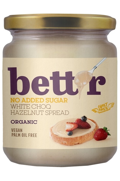 BETTR Crema tartinabila de caju si alune de padure bio 250g fara zahar adaugat