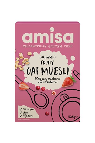 Amisa Muesli cu fructe si ovaz fara gluten 325g