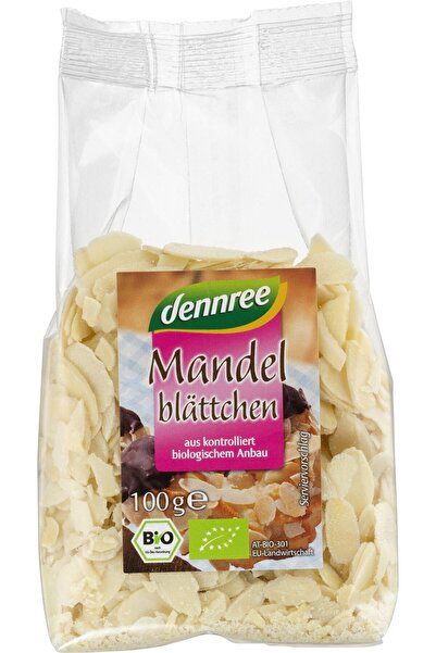 Dennree Migdale decojite si feliate bio 100g