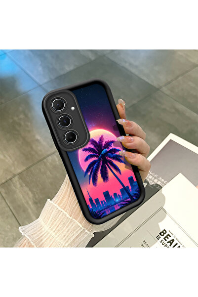 Hontinga حافظة هاتف من السيليكون الناعم متوافقة مع هاتف سامسونج جالاكسي A55