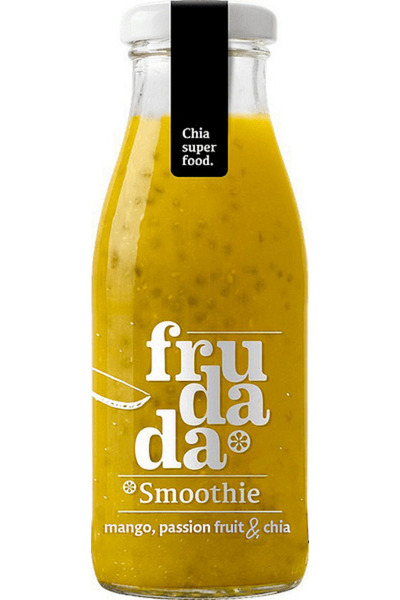 Frudada Smoothie cu mango, fructul pasiunii si chia 250ml