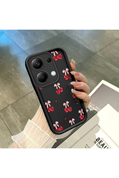 ucuc جراب هاتف شاومي ريدمي نوت 13 برو 4G متوافق مع السيليكون الأسود بنمط الكر...