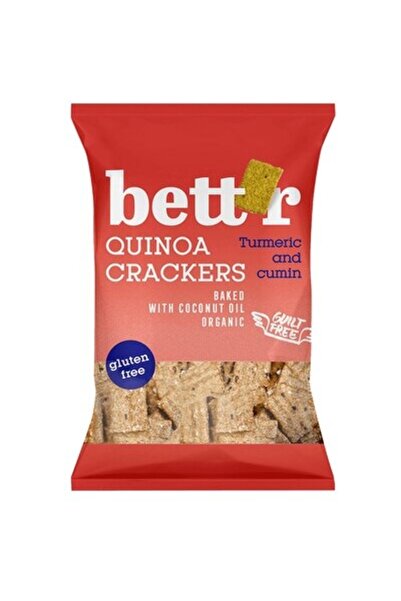 BETTR Crackers cu quinoa si turmeric fara gluten 100g