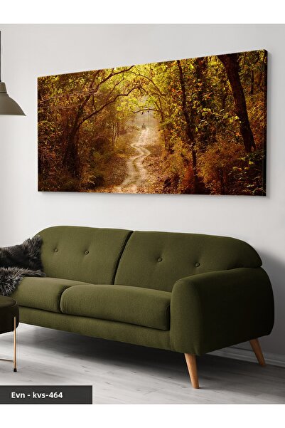 Evinemoda Orman Yolu Tek Parça Kanvas - Canvas Tablo
