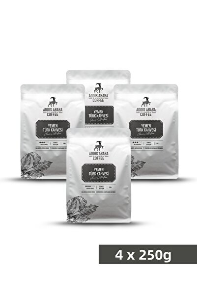 Addis Ababa Coffee قهوة أديس أبابا - عبوة من 4 قطع (1000 جرام)