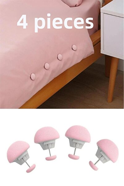 Bayev 4 Pcs Mushroom Bed Sheet Quilt Duvet Cover Clip Quilt Holder Mushroom Quilt Fixer Clip
