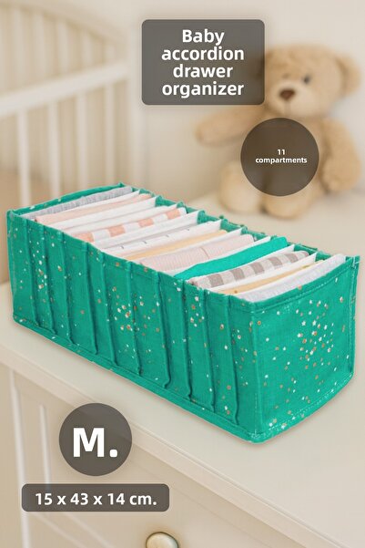 Meleni Baby 1 Piece Medium Drawer Organizer - 11 Compartment Accordion Closet...