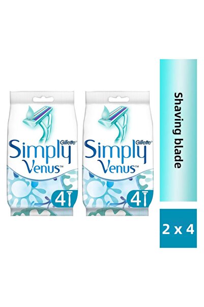 Gillette Simply Venus 2 Lamă de ras de unică folosință pentru femei 4 bucăți ...