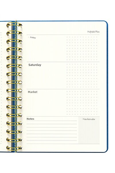 Meli Melek Melimelek Planner Blue (Paperback) - Ceyda Düvenci