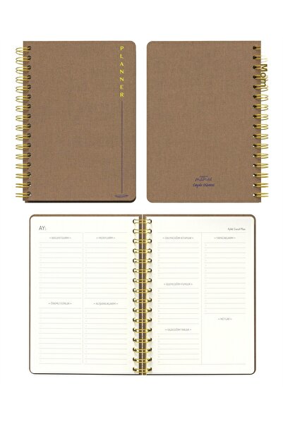 Meli Melek Melimelek Planner Beige (Paperback) - Ceyda Düvenci