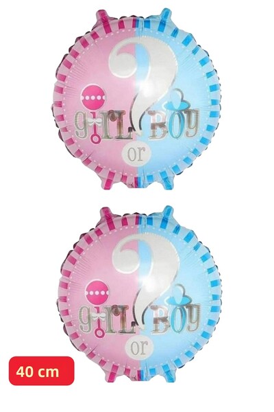 Baloncu Dede Κορίτσι; Αρσενικός; Μπαλόνι από αλουμινόχαρτο Κορίτσι-Αγόρι; Μπαλόνι για πάρτι αποκάλυψης φύλου μωρού