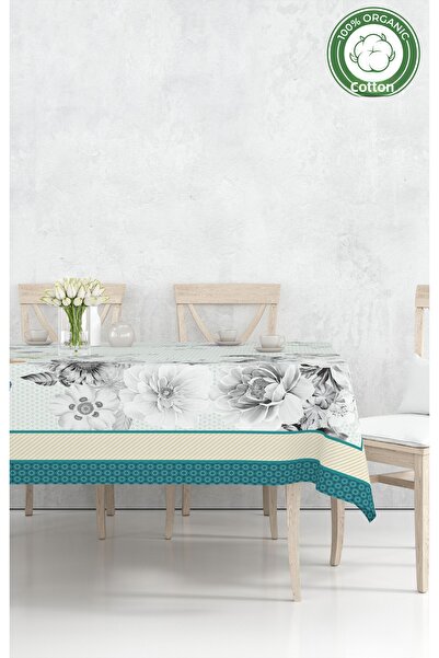 MOSHEYA HOME مفرش طاولة ديجيتال مطبوع - 140x180 - 140x220 سم 140x240 سم - قما...