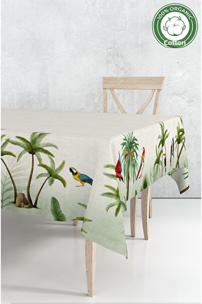 MOSHEYA HOME مفرش طاولة ديجيتال مطبوع - 140x180 - 140x220 سم 140x240 سم - قما...