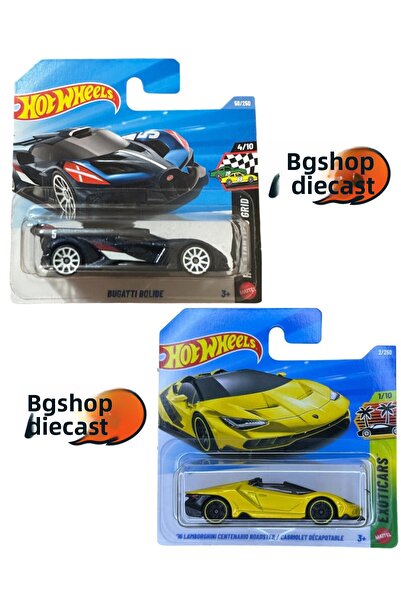 HOT WHEELS 2026 حافظة بي - بوغاتي بوليد - 2026 حافظة إيه - لامبورغيني سنتينار...