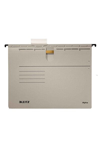 Leitz Hanging File Ring Binder Alpha Cardboard A4 Gray 1984 Pack of 25