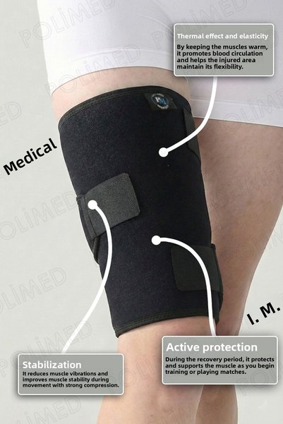Generic Brand Calf Supporter Upper Calf Protection Tissue Damage Support Right&Left Compatible with Velcro Tape