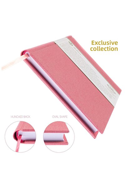 BİDEFTER Music Notebook (No Key) 100% Handmade, Hand Stitched – 2026 Collection – Viscose Fabric Hardcover – A/5