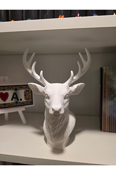 SZD Design Bust decorativ de căprioară cu aspect realist