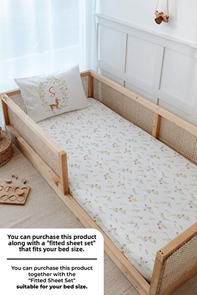 Tuğba Kuğu Montessori Bedding Set (100X200) - Little Deer Series - Letter S