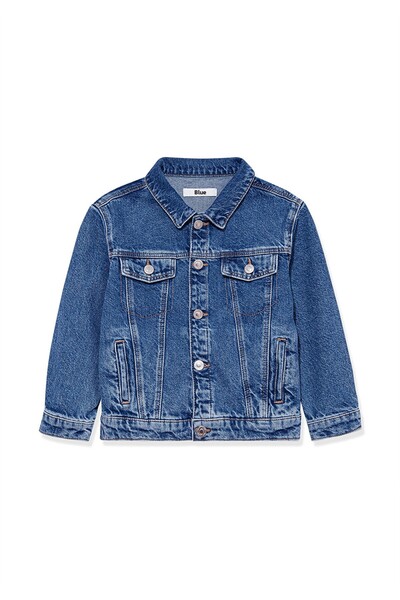 Mavi Jachetă de jeans întunecată Ken anii 90 6110001 -86708