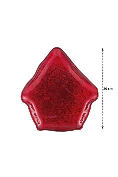 LC Waikiki Mixed Christmas Themed Glass Plate