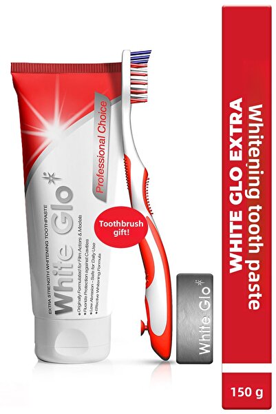 White Glo Pastă de dinți White Extra Strong pentru albire 150 g