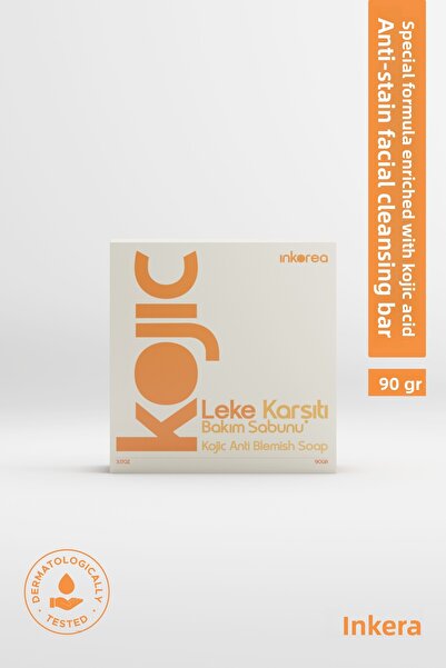İnkorea صابون تنظيف الوجه بحمض الكوجيك المضاد للعيوب ومعادل لون البشرة / صابو...
