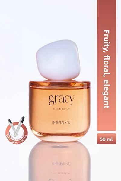Imprime Gracy Edp Women's Perfume 50ml | Fruity & Floral | Bergamot, Iris, Orange Blossom, Praline, Vanilla