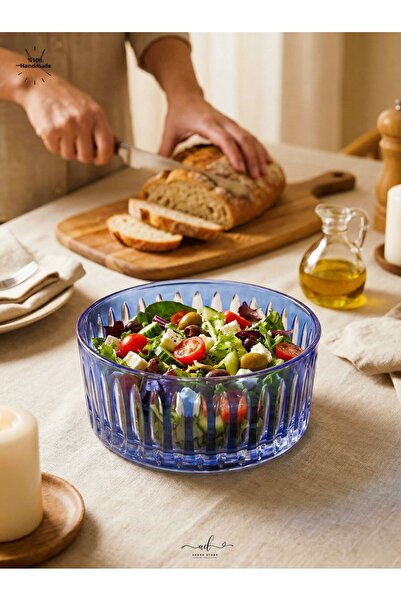 AKDEN STORE Cutting Handcrafted 19cm Medium Size Sandra Bowl