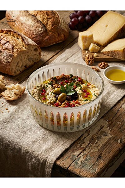 AKDEN STORE Cutting Handcrafted 19cm Medium Size Sandra Bowl