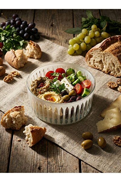 AKDEN STORE Cutting Handcrafted 19cm Medium Size Sandra Bowl