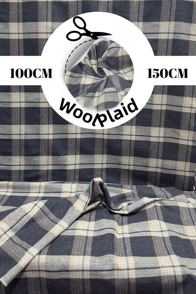 kumaş sarayı قماش صوف منقوش – قماش شتوي سميك |   سترة، معطف، تنورة وبنطلون