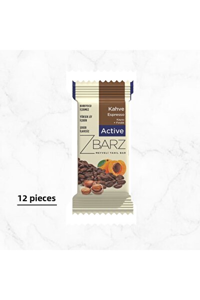 Zbarz أكتيف إسبرسو إنيرجي بار 35 جم 12 عبوة