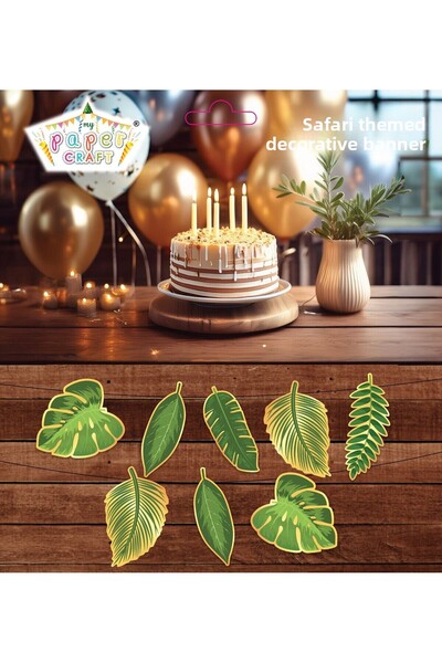 BEST PARTİ Декоративно знаме с мотив листа