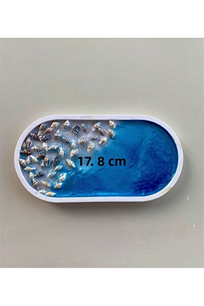 Phellos Sea-Themed Mini Jewelry Organizer, Key Holder, Decorative Plate, Decor for Cloakroom, Coffee Table, and Nightstand