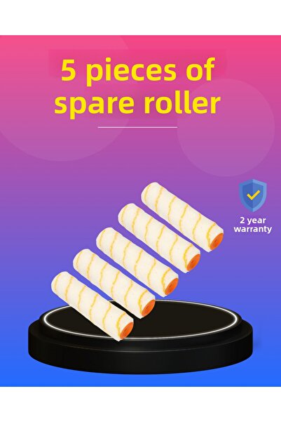 ASTRALTECH مجموعة من 5 رولات طلاء مثالية للأسطح الناعمة