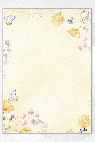 Ficksy دفتر ملاحظات A5 بدون خطوط - 50 ورقة - مذكرة - دفتر ملاحظات - ورق ملاحظات