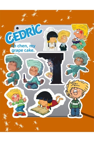 Hediyeni Al مجموعة ملصقات أه تشين ذات طابع كيكم مع العنب |   ملصق للكمبيوتر ا...