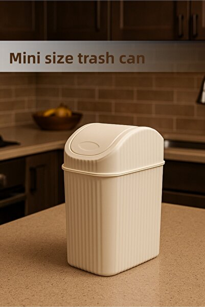 Orvila Countertop Practical Mini Trash Can 2.7 Lt.