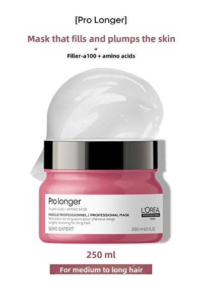 L'oreal Professionnel قناع سيري إكسبيرت برو لتجديد مظهر الشعر لفترة أطول، حجم...