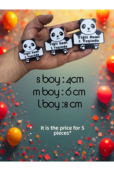 Baalaa هدية عيد الميلاد للحفلات الاحتفالية مغناطيس ثلاجة على شكل باندا عبوة م...