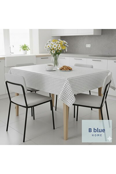 Blue Home 🆕 Wicker Lace Look Wipeable Easy to Clean Non-Slip Liquid-Proof Pvc Tablecloth