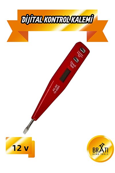 BRATİ HAND TOOLS Digital Display Control Pen 12 V