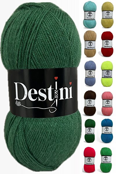 destini Βρεφικό μαλλί πλεκτό στο χέρι Ζακέτα, πουλόβερ, κασκόλ, καπέλο 100 γρ...