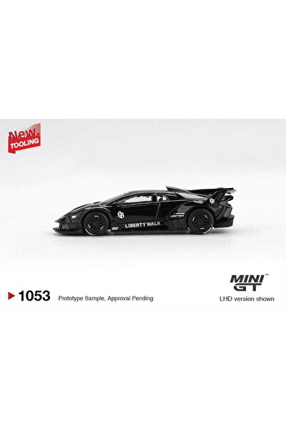 mini gt Lamborghini LB-Silhouette Murcielago GT Evo Black 1:64 Model Car (MGT1053)