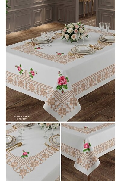 cacao home Worry-Free Vibrant Color Tablecloth Digital Printing Stain-Proof T...