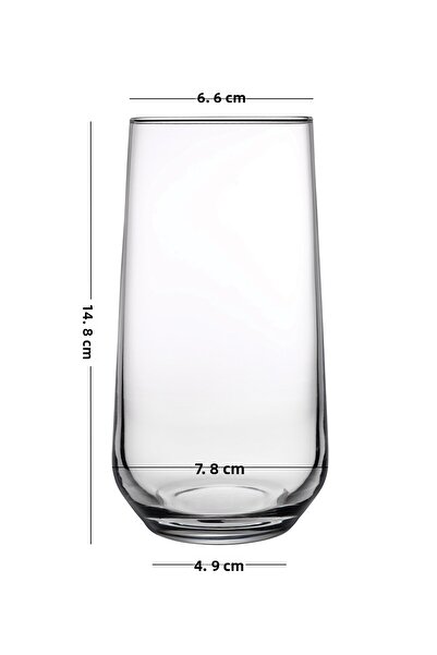 Rakle Glow Gold 470 Cc - Set of 4 Soft Drink Glasses