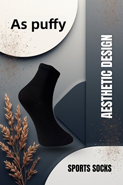 PUFAZZO Дамски къси чорапи Спортни чорапи 6-пакет - естествен памук, безшевни, тенис, колеж, спортни чорапи