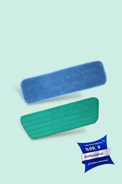 Silva Σετ 2 Ανταλλακτικών Πανιών Σφουγγαρίστρας Μικροϊνών για Υγρό και Στεγνό...