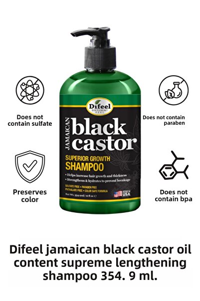 Difeel Jamaican Black Castor - Slow Growth Hair Shampoo 354.9ml